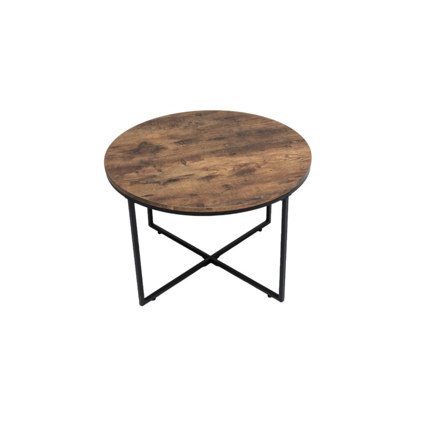 Masa cafea HT-140, 70x70x45 cm, stejar, MDF
