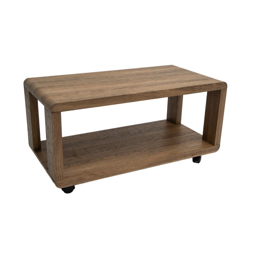 Masa cafea HT-146, 90x45x45 cm, stejar, MDF