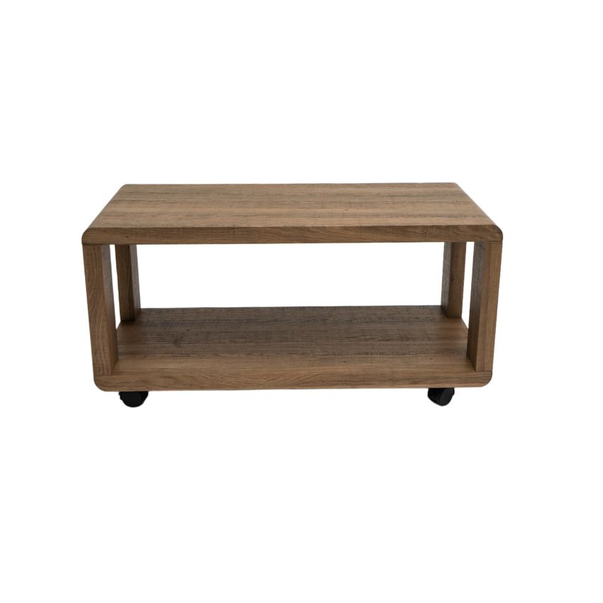 Masa cafea HT-146, 90x45x45 cm, stejar, MDF