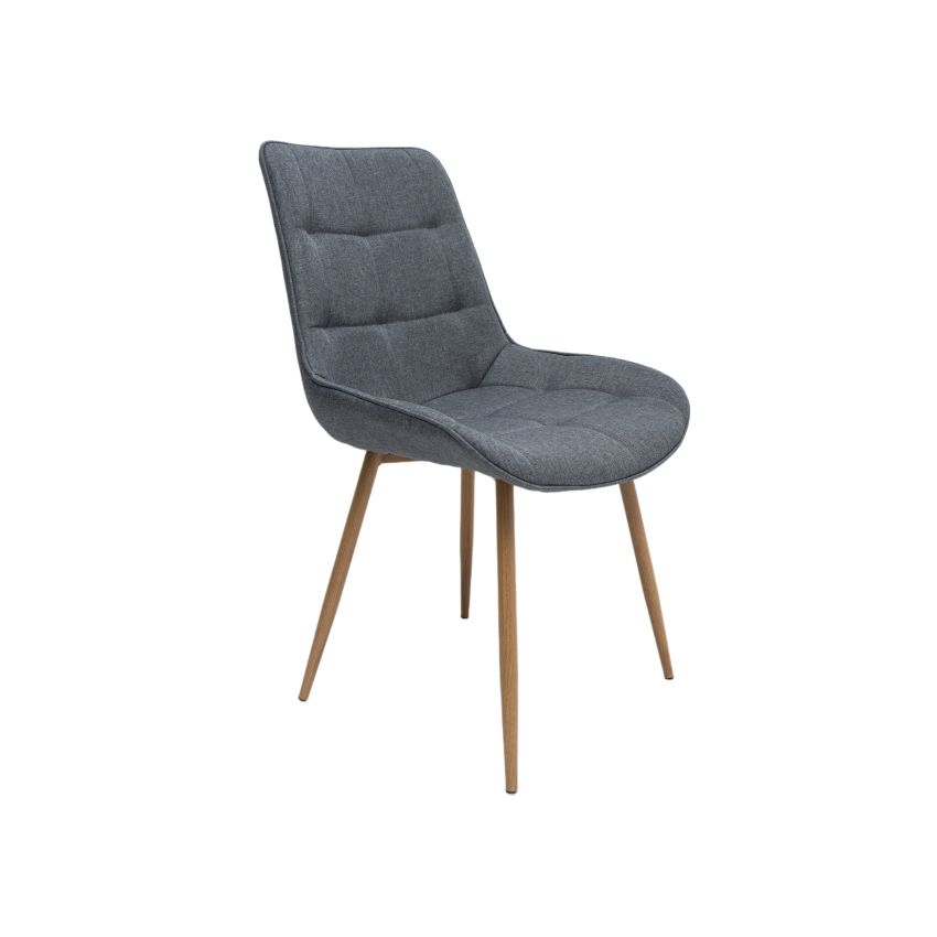 Scaun living HT3, stofa, gri