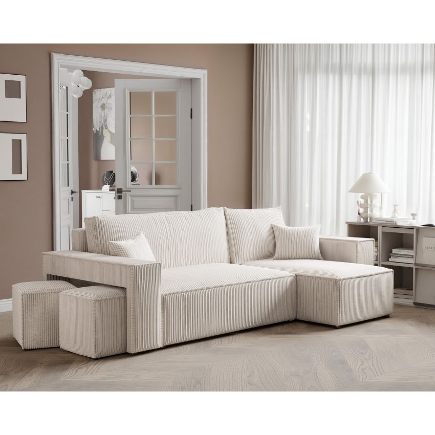 Coltar extensibil Paris, bej