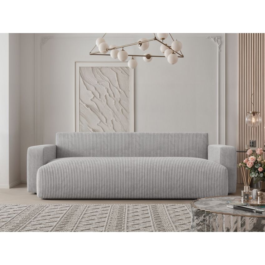 Canapea extensibila Piano, gri deschis