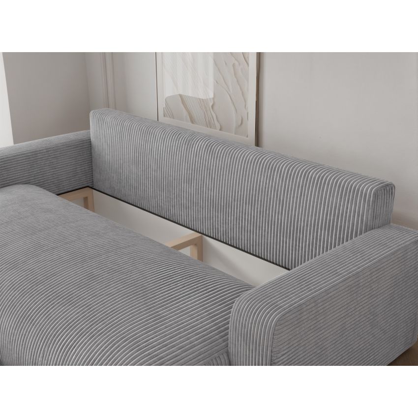 Canapea extensibila Piano, gri deschis