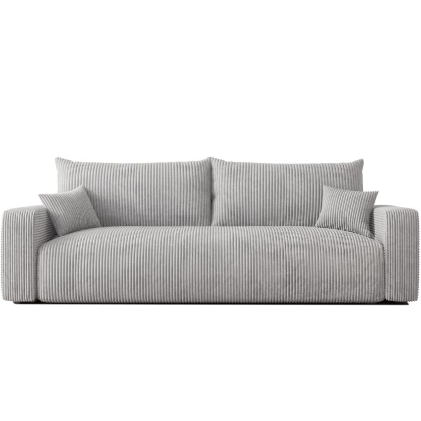Canapea extensibila Piano, gri deschis