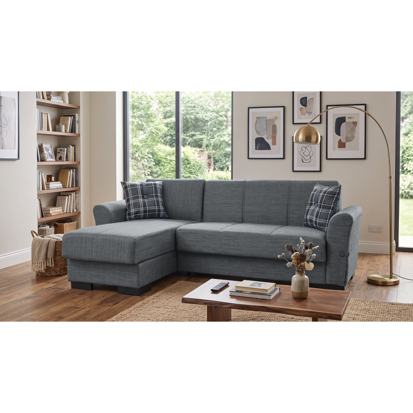 Coltar extensibil Flamingo, gri