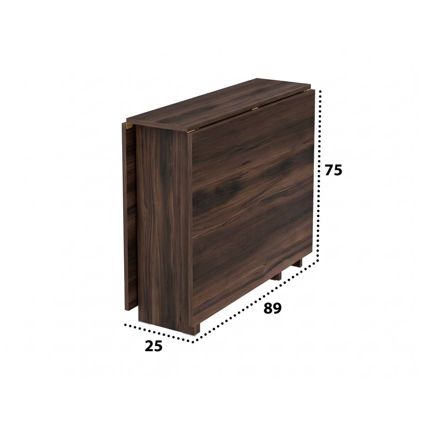 Masa pliabila fold, 161x75x89 cm, K537 nuc ristretto