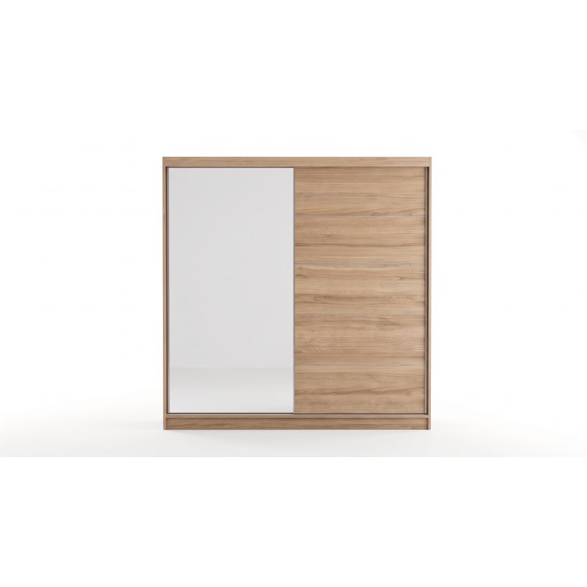 Dressing Ina, cu oglinda, 150x200x60 cm, sonoma