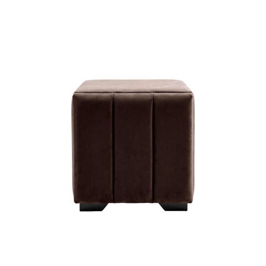 Noptiera tapitata Cozy 1d, 45x45x45 cm, maro