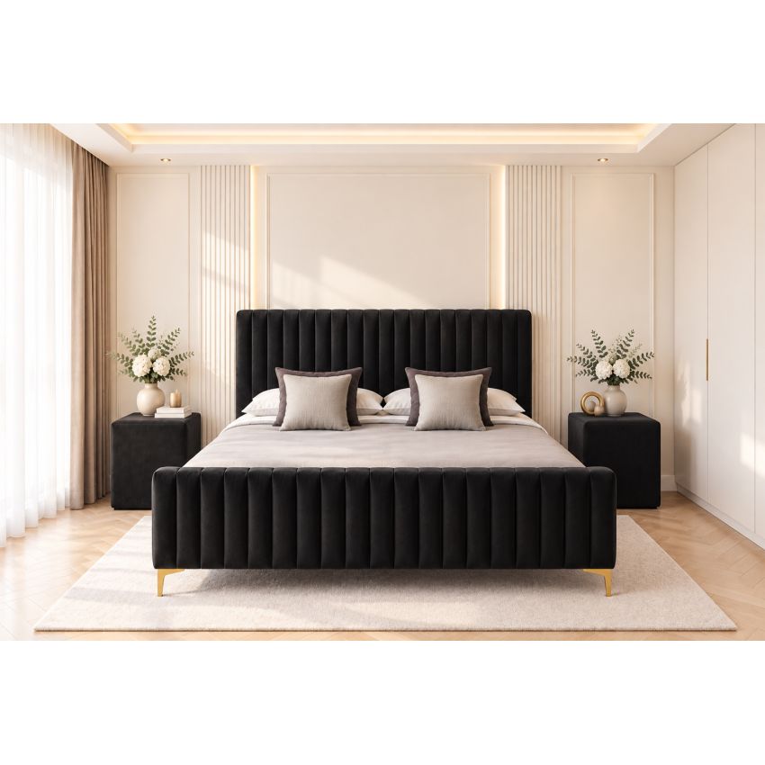 Pat ML-2202, 160x200 cm, Negru