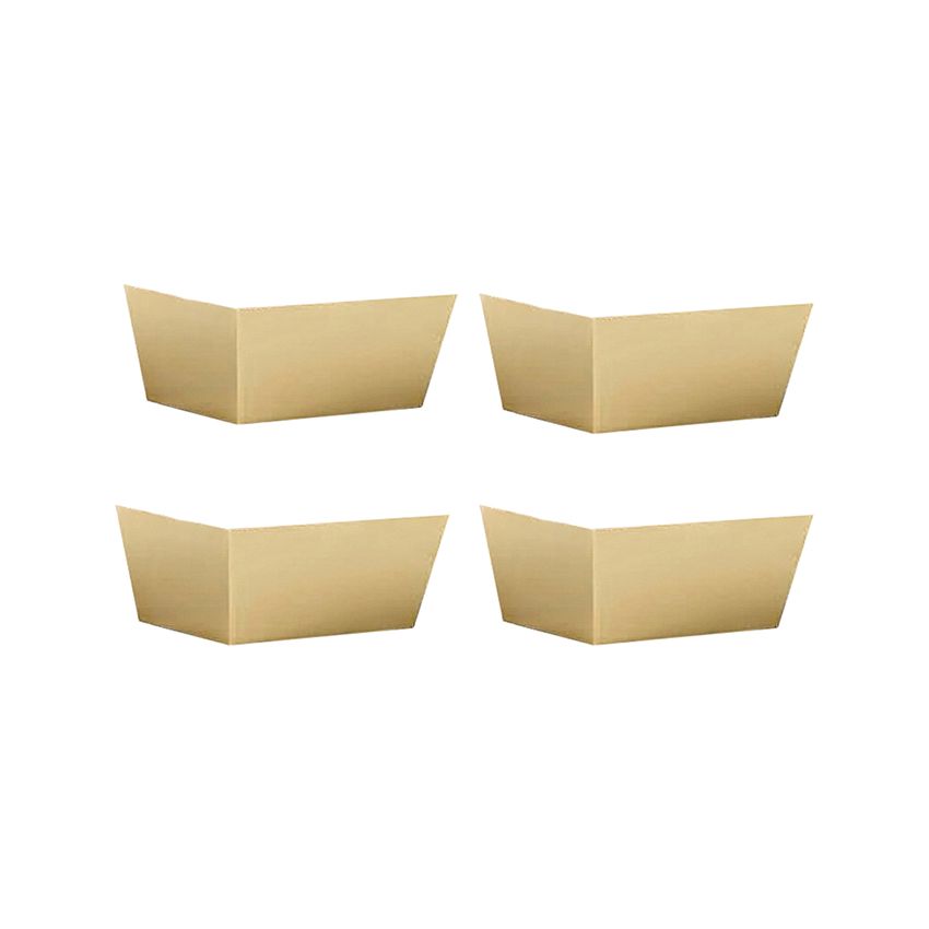 Set 4 picioare metalice, auriu