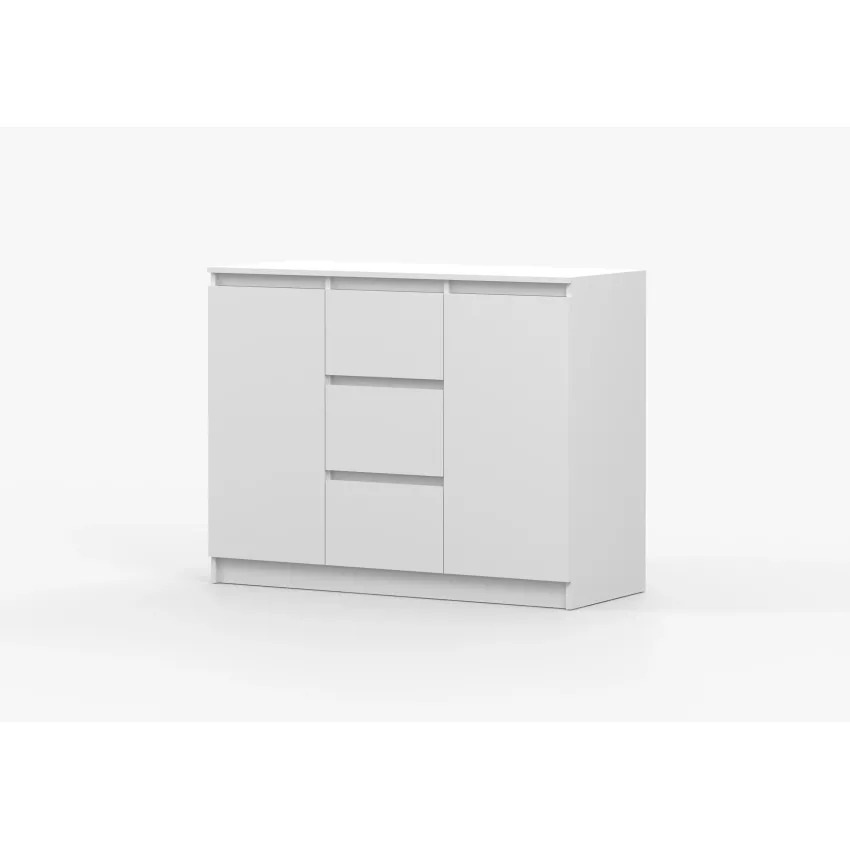 Comoda Solo 2d3s, 120x86x42 cm, alb